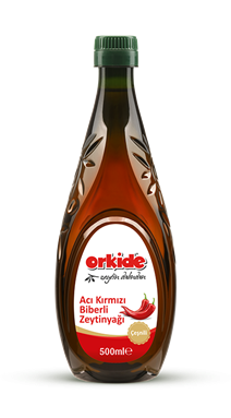 Huile d'Olive Extra Vierge Infusée Au Piment Rouge Orkide