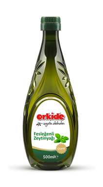 Huile d'olive extra vierge infusée au basilic Orkide